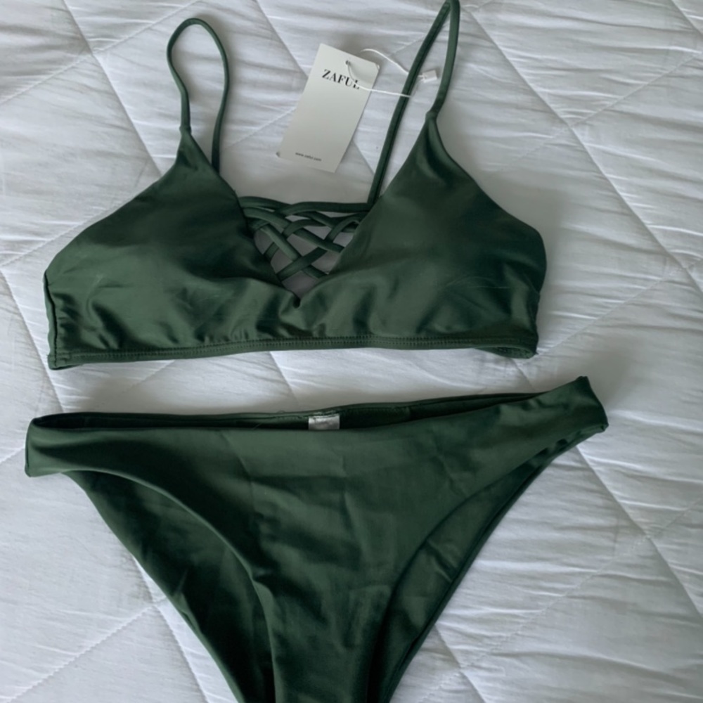 Olive Green Bikini
